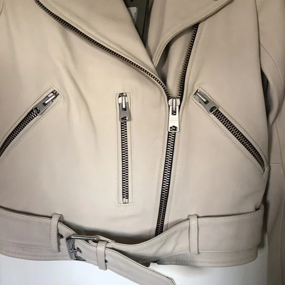 Allsaints Balfern leather jacket Size 0